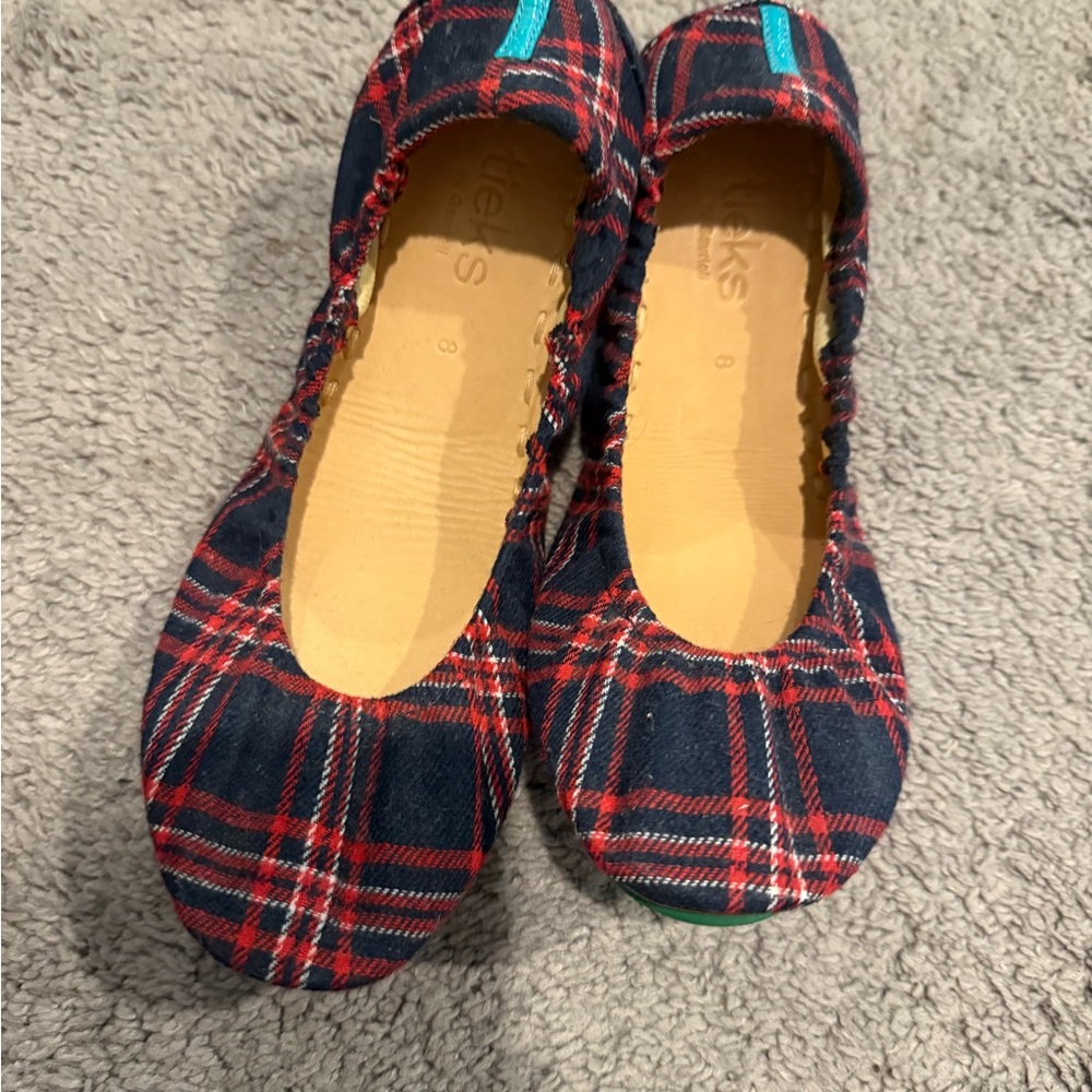 Plaid Ballet Flats